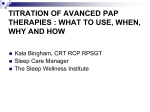 Titrating Advanced PAP Therapies