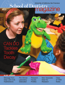 magazine - UCSF School of Dentistry