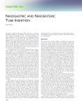 CHAPTER 203 - Nasogastric and Nasoenteric Tube Insertion