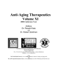 Anti-Aging Therapeutics