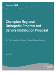 Champlain Regional Orthopedic Program and