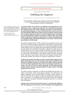 Unfolding the Diagnosis - Case Western Reserve University