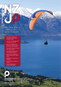 NEW ZEALAND JOURNAL OF PHYSIOTHERAPY