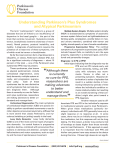 PDF PD Plus Fact Sheet - Parkinson`s Disease Foundation