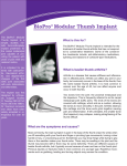 BioPro® Modular Thumb Implant