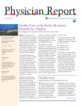 the Physician Report - Rocky Mountain Hospital for