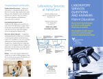 Laboratory Information Flyer