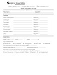 Surgical Associates Health Questionaire