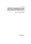 recent advances in hip and knee arthroplasty