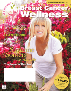 Suzanne Somers - Breast Cancer Wellness