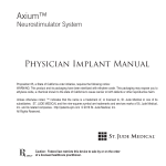 Axium Physician Implant Manual [PDF 5.57MB]