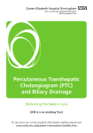 Percutaneous transhepatic cholangiogram (PTC) and biliary drainage