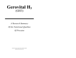Gerovital H3 - Longevity Formulas