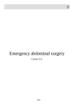 Emergency abdominal surgery