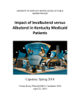 Impact of levalbuterol versus Albuterol in Kentucky Medicaid Patients