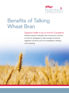 Benefits of Talking Wheat Bran