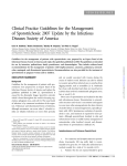 Clinical Practice Guidelines for the Management of Sporotrichosis