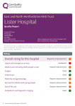 Lister Hospital NewApproachComprehensive Report