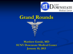 Grand Rounds - SUNY Downstate Medical Center