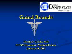 Grand Rounds - SUNY Downstate Medical Center