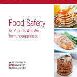 Food Safety for Patients Who Are Immunosuppressed