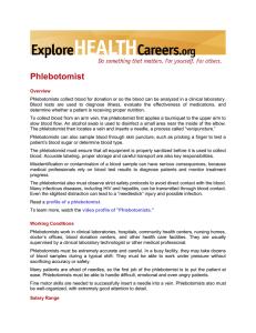 Phlebotomist - ExploreHealthCareers.org