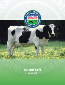 Animal Care Manual - Milkproduction.com