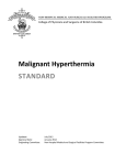 Malignant Hyperthermia STANDARD