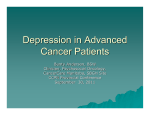 Depression in Advanced Cancer Patients