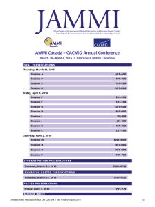 AMMI Canada – CACMID Annual Conference