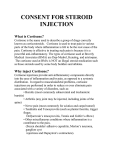 consent for steroid injection