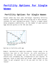 Fertility Options for Single Women,Fertility