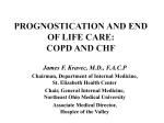 Prognostication and End of Life Care COPD and CHF