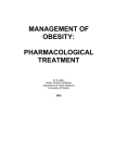 management of obesity: pharmacological treatment