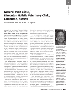 read all about it here - Edmonton Holistic Veterinary Clinic