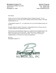 Birmingham Surgical, P.C. Bariatric Program