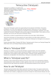 PDF description for Tetracycline (Tetralysal)