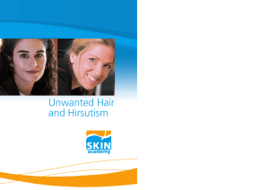 Unwanted Hair and Hirsutism