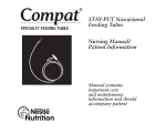 STAY-PUT Nasojejunal Feeding Tubes Nursing Manual/ Patient