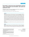 Pancreatitis in adult with acute lymphoblastic
