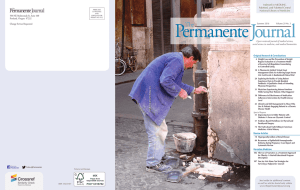 Full Issue PDF - The Permanente Journal