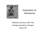 Now what? Evaluation of Hematuria