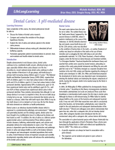 Dental Caries: A pH-mediated disease