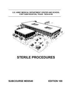 sterile procedures