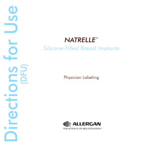 Natrelle®Silicone-Files Breast Implants - Directions for Use