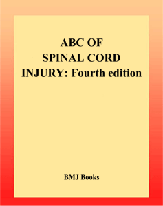 abc of spinal cord injury - United Paralysis Foundation