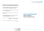 Humira (Adalimumab) Rheumatology