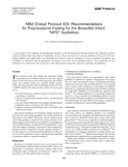 ABM Clinical Protocol #25 - The Academy of Breastfeeding Medicine