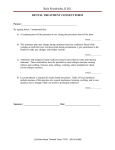 Dental Treatment Consent Form