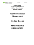 Medical Records - Beverly Hospital